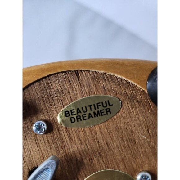 VINTAGE 1993 Summit Collection Beautiful Dreamer Cat Sleeping On Yarn Music Box - Picture 9 of 11